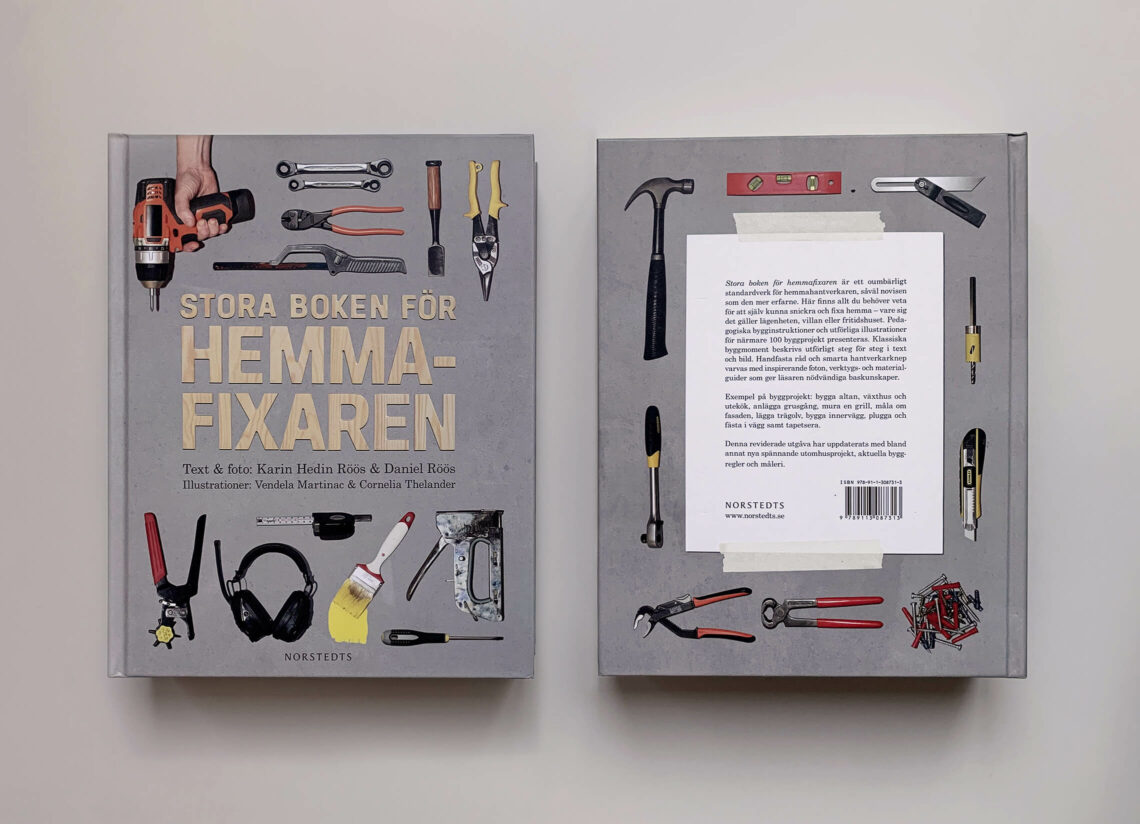 Bokomslag (framsida och baksida) till "Stora boken för hemmafixaren"