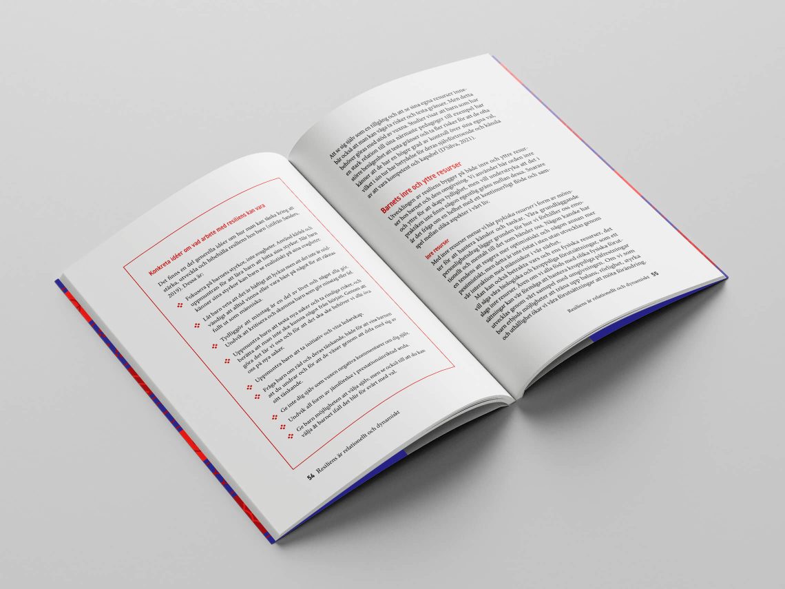 Uppslag från boken "Resiliens i förskolan"